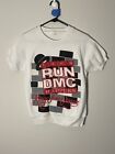 Vintage Adidas Run DMC Sweatshirt Sz S 80s Rap Tee Hip Hop Rihanna Original Rare