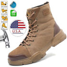Mens Safety Boots Sneakers Steel Toe Cap Work Hiker Flat Lightweight Size Boots