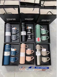 Thermo Coffee Travel Mug Stainless Steel Vacuum Flask Double Layer Gift Set500ml