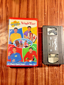 The Wiggles Wiggle Time VHS 1999 Kids Musical 16 Wiggley-Giggly Songs Lyrick OOP