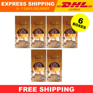 6 X Boxes Issaline Gourmet Cafe Latte 100% Ganoderma Lucidum Extract Coffee
