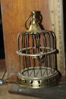 Vintage Miniature Brass Bird in Cage 5