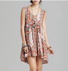 Free People Take Me To Thailand Aztec Babydoll Dress Size Small