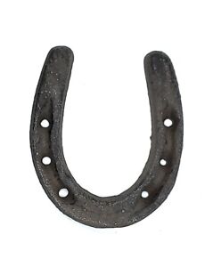 Cast Iron Lucky Horseshoe Rustic Barn Western Texas Country Craft Home Decor