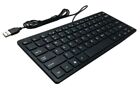 CQT 78 Keys Mini Slim Lightweight Wired USB Plastic Black Keyboard Windows 7 10