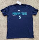 Nike MLB Seattle Mariners Space Needle DriFIT Shirt (L) Rare