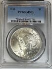 New Listing1923 Peace Silver $1 Dollar Coin PCGS MS 63