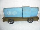 Vintage DRGM Blue Litho Train Engine Tin Toy, Germany?