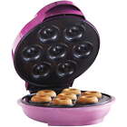 TS-250 Non-Stick Mini Donut Maker Machine, Pink 8.75 x 4.5 x 9.75 inches