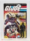 G.I. Joe 1985 Vintage Hasbro Series 4/34 Back Snake Eyes w/Timber MOC AFA 80