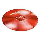 PAISTE cymbal (Color Sound 900 Crash 18) red