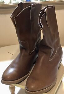 Red Wing Men’s Vtg 891 Brown  Soft Toe Nailseat Work Boots Size 13EE Pull On