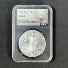 2020 (S)  Silver American Eagle NGC MS 69