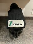 Vintage Schwing Concrete Pumps Stocking Cap Hat Ball Advertising Give Away