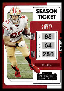 New Listing2021 Panini Contenders #89 George Kittle