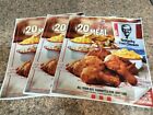 KENTUCKY FRIED CHICKEN COUPONS!!! 3X SHEETS = 60 COUPONS IN ALL!!! EXP 6/3/24 ⭐