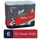 NEW Scott Professional Multi-Purpose Shop Towels, 55 Sheets per Roll, 6 Rolls