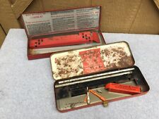 Montgomery Wards Western Field Gun Cleaning Kit Box & Sears JC Higgins Parts Vtg