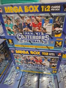 2021 Contenders Football Mega New Sealed 1 Box