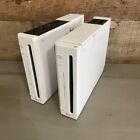 Nintendo Wii Lot of 2  System Consoles Only White Gamecube Compatible Tested