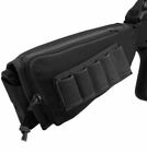 Tactical Buttstock Shotgun Rifle Shell Holder for Cheek Rest Ammo Pouch / Black