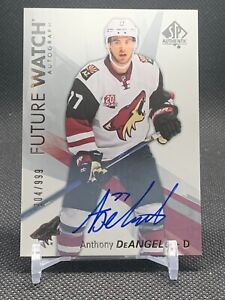 2016-17 Upper Deck SP Authentic Future Watch Anthony DeAngelo RC Rookie Auto