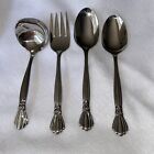 Oneida Deluxe ALEXIS Set Of (4) Serving Pieces Ladle Fork Spoons
