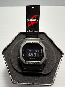 Casio G-SHOCK Black Resin Case with Black Resin Strap and Black Dial, Men's...