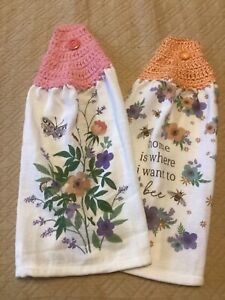 New ListingHand Crocheted Kitchen Towels - Summer