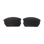 Walleva Black Non-Polarized Replacement Lenses For Wiley X Valor Sunglasses