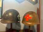 Two Vietnam era M1 helmet liners