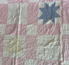 New ListingANTIQUE Eight Point Star Quilt 1930-1940 - Hand Quilted - Cutter - ROUGH~ 74X74