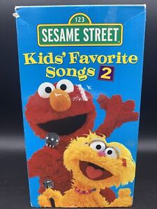 Kids' Favorite Songs 2 by Sesame Street VHS 2001 Sony Music Elmo - Tested Works