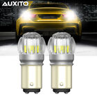 AUXITO 2x 1157 LED Tail Brake Stop Backup Reverse Turn Signal Light Bulbs White