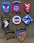 New ListingWWII WW2 Airborne Division Patches Patch Insignia Lot of 10 101st 82nd Cut Edge