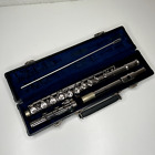Vintage Gemeinhardt Flute Elkhart, Ind #B58750 Matching Hard Case USA *SEE PICS*