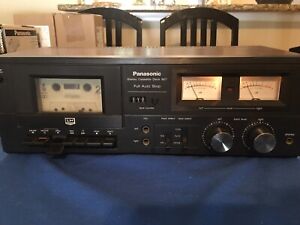 Panasonic Stereo Cassette Deck 607 Model No. RS-607 Good Working Condition Nice!