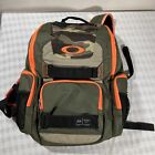 OAKLEY Camo Enduro 25L Backpack w/ Laptop Pocket +Skate Board Strap Olive Orange