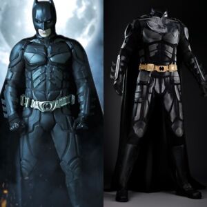 The Dark Knight Batman Costume Bruce Wayne Cosplay Suit Handmade