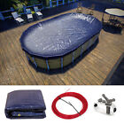 ColourTree Inground Above Ground WInter Pool Cover Oval ( We Make Custom Sizes)