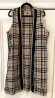 Vintage Burberry trench coat liner, button-in liner - classic beige check
