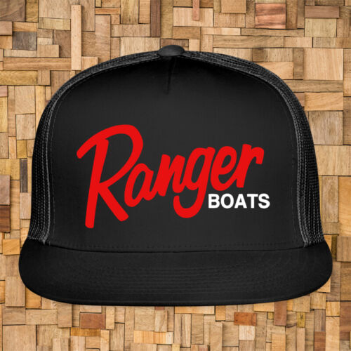 Ranger Boats Black Trucker Hat Cap Adult Size