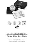 2021-W American Eagle Type 2 One Ounce Silver Proof Coin 21EAN LOT of 2 SEALED