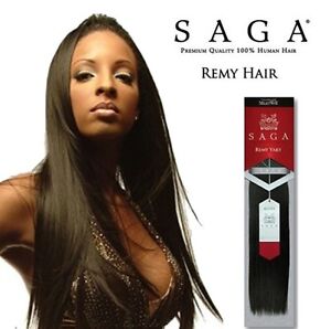 SAGA 100% Remi Human Hair for Weaving SAGA PLATINUM REMY YAKY - clearance!!