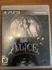 Alice: Madness Returns (Sony PlayStation 3, 2011) Tested No Manual
