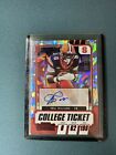 2021 Contenders Draft Picks Game Ticket Gold Cracked Ice /23 Trill Williams Auto