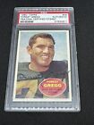 FOREST GREGG Auto RC Signed Rookie 1960 Topps #56 PSA POP 29 Total! HOF NFL 100
