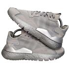 Adidas Nite Jogger Womens Size 6.5 Metallic Silver Gray Shoes FW5466