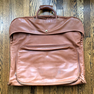 COACH Brown Leather Mens Garment Bag Vintage Travel Luggage No 216-0027