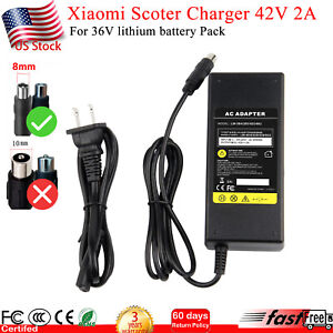 42V Scooter Charger 2A Bird Lime-S Spin Xiaomi m365 Pro Segway Ninebot ES4